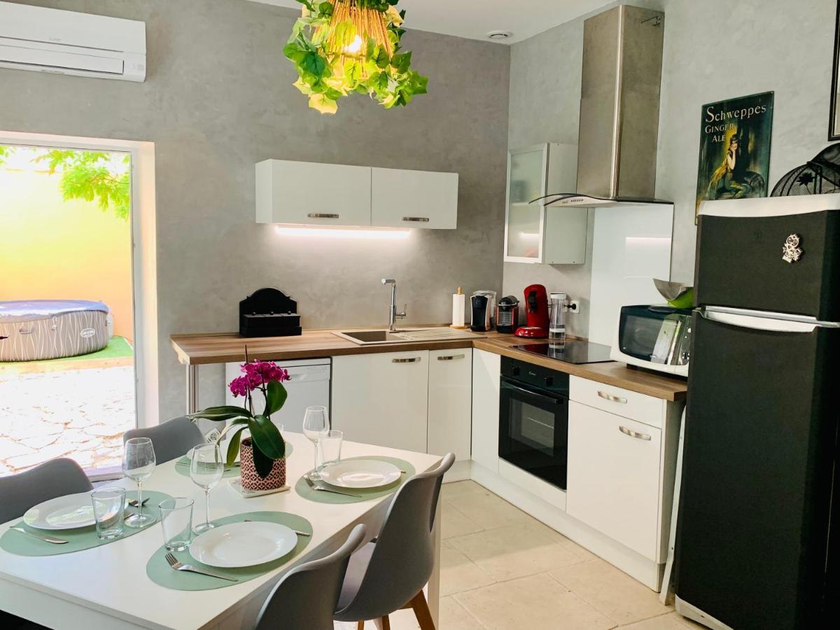 Appartement avec jardin et Spa privatifs Cazouls-lès-Béziers Extérieur photo