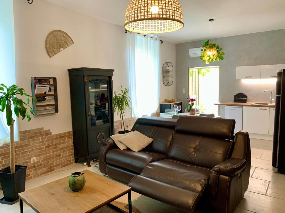 Appartement avec jardin et Spa privatifs Cazouls-lès-Béziers Extérieur photo